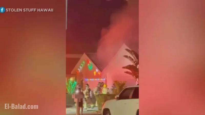 Firefighters Quell New Year’s Eve 2-Alarm House Blaze