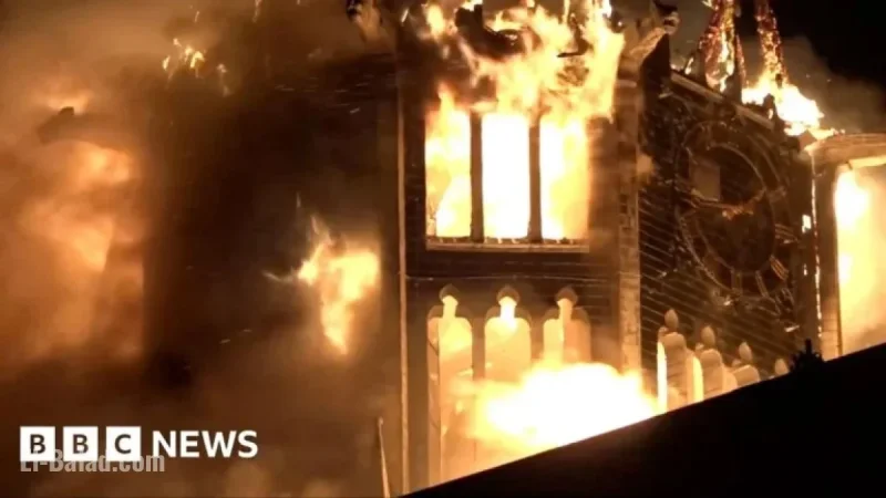 Historic Amsterdam Church Ablaze in New Year’s Eve Fire