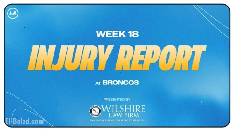 Los Angeles Chargers vs. Denver Broncos: Week 18 Injury Report 2025