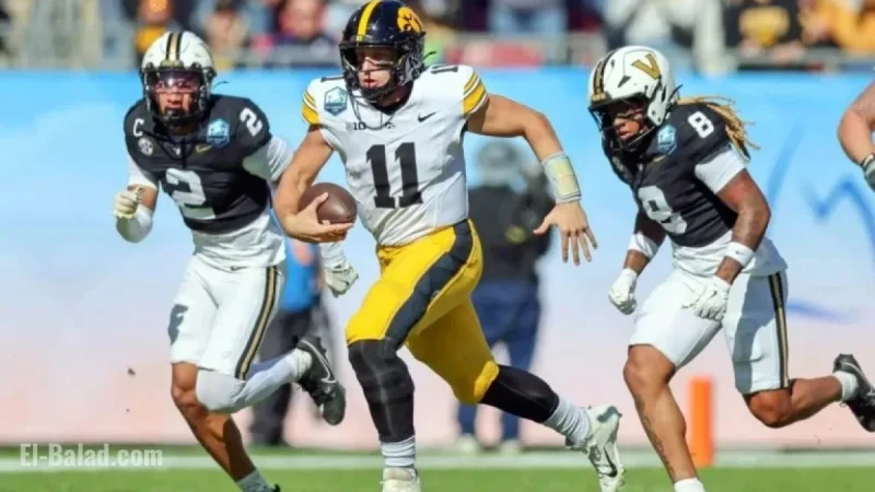 Mark Gronowski Leads Iowa to Victory Over Vanderbilt in ReliaQuest Bowl