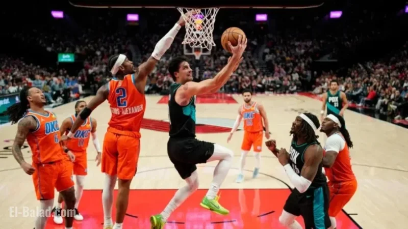 Portland Trail Blazers Face Off Against Oklahoma City Thunder
