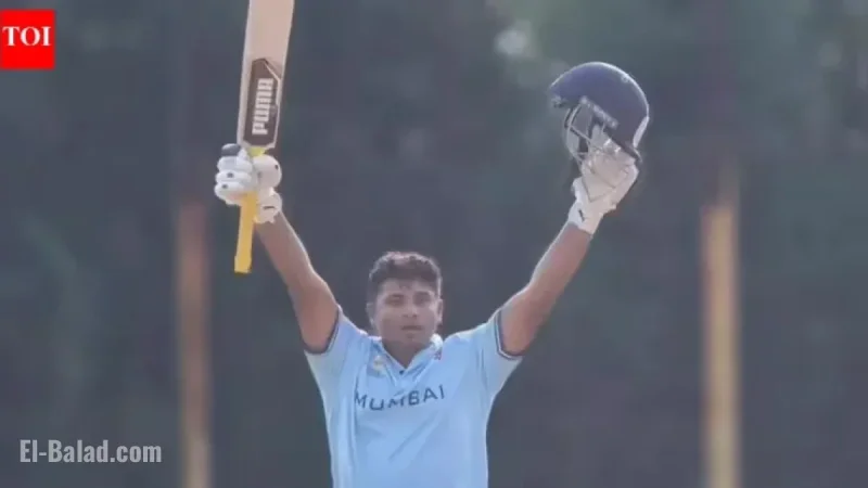 Sarfaraz Khan Shines with Explosive 157 in Sensational T20 Performance