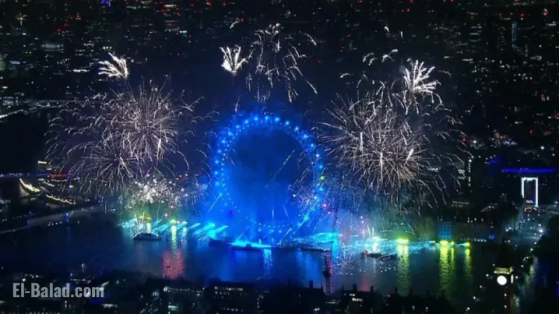 UK Showcases ‘Best of British’ in NYE Spectacle Amid UAE Firework Record Attempt