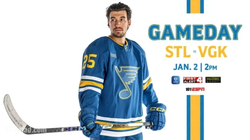 Blues Battle Golden Knights: Game Preview