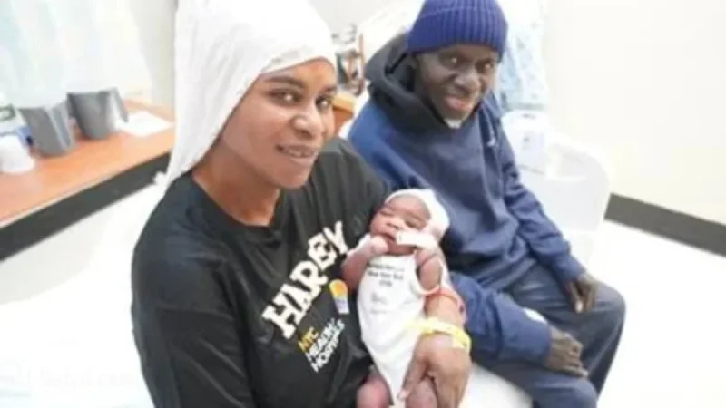 Couple Welcomes New Year’s Baby Girl in Harlem at Midnight