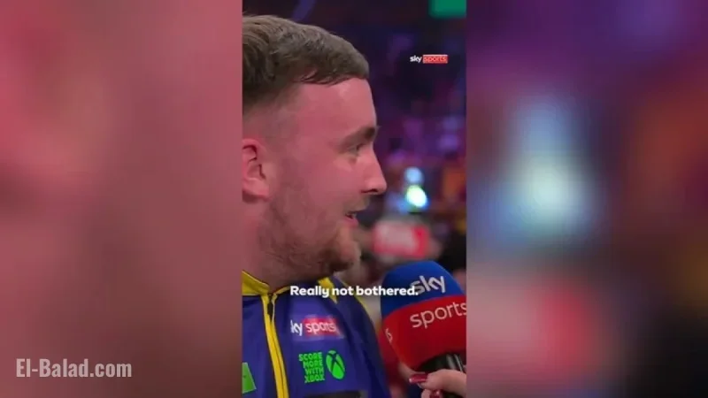 Luke Littler Reacts Calmly to Ally Pally Crowd Boos