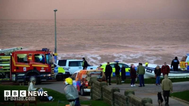 Search Launched After Individuals Enter Sea at Withernsea