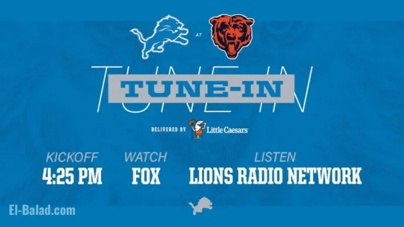 Detroit Lions vs. Bears: Watch, Listen, and Follow Live