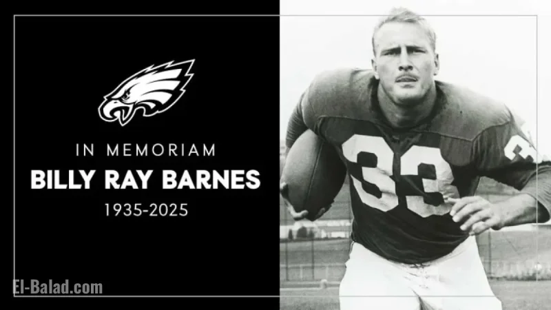 Eagles Honor Billy Ray Barnes After His Passing