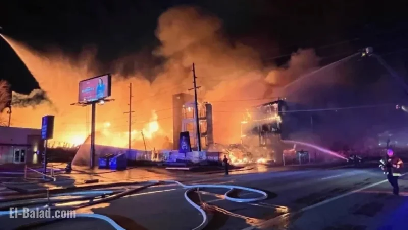Firefighters Combat Major Blaze at Denver Construction Site Friday Night