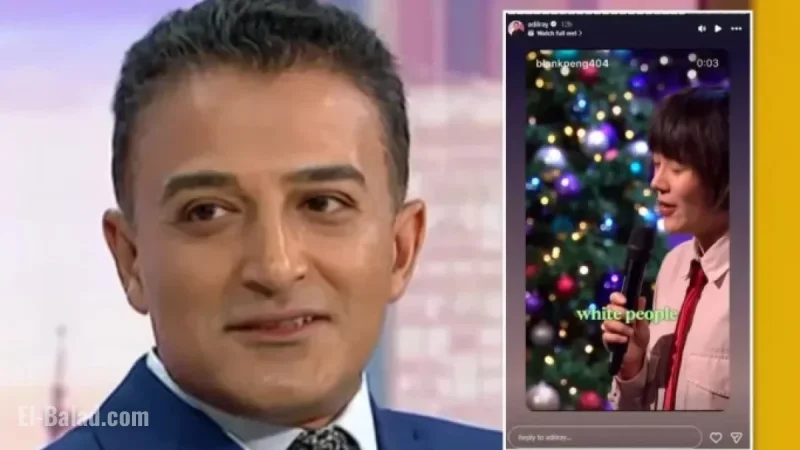 ITV’s Adil Ray Sparks Debate with Controversial ‘I Hate White People’ Post