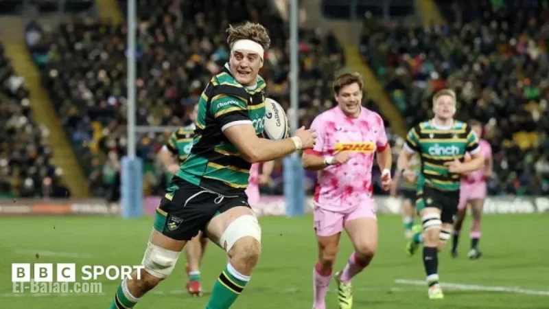 Northampton Saints’ Ten-Try Triumph Over Harlequins Secures Top Premiership Spot