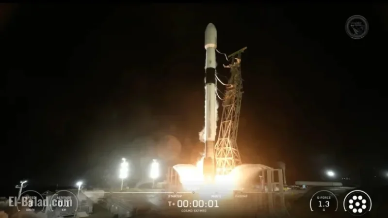 SpaceX Launches Italian Earth-Observing Satellite in 2026’s First Mission