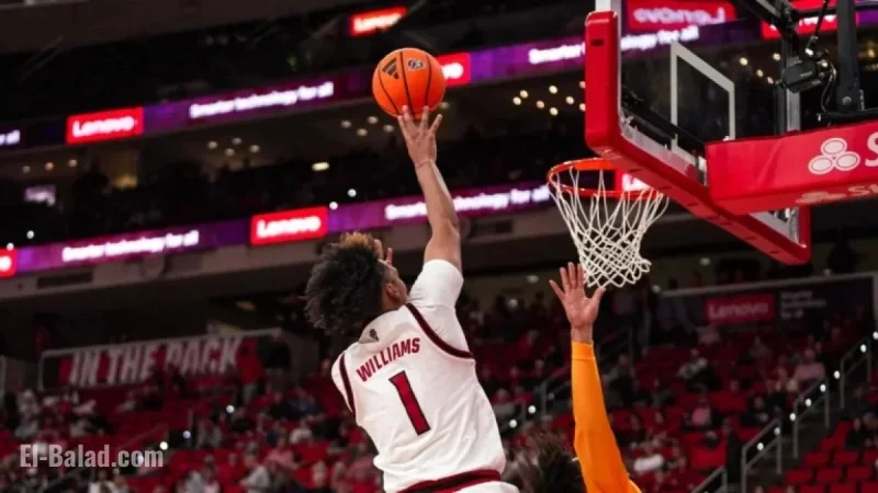Virginia Faces 21st-Ranked Pack Saturday at Lenovo Center, 11 AM Tip-Off