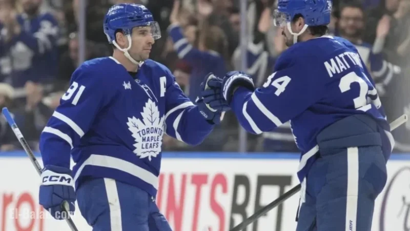 Auston Matthews Shows Leadership with Gesture to John Tavares Before Islanders Clash