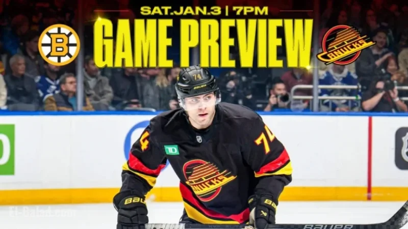 Canucks Face Bruins on Hockey Night in Canada Showdown