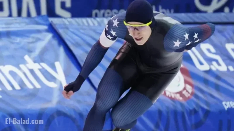 Jordan Stolz Overcomes Fall to Qualify at U.S. Olympic Team Trials