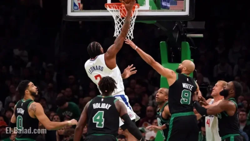 Kawhi Leonard Heats Up Ahead of Celtics vs. Clippers Clash