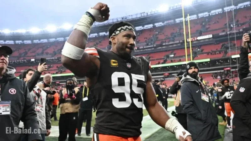 Myles Garrett Pursues NFL Sack Record: Live Updates on Browns DE