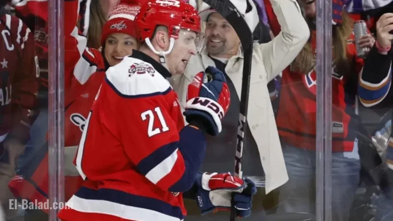 Protas Sidelined by Lower-Body Injury for Capitals vs. Blackhawks Clash
