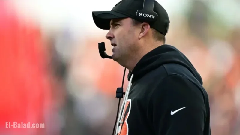 Bengals Coach Zac Taylor Reacts to Myles Garrett’s Record-Breaking Sack