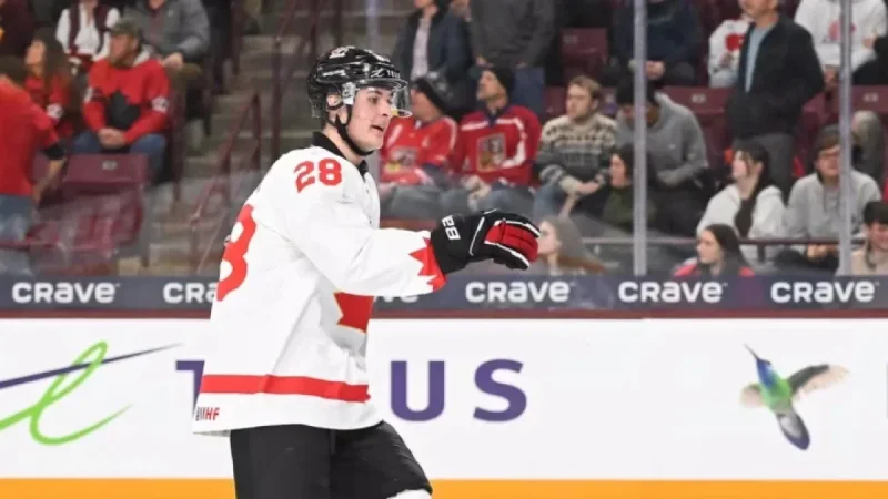 Canada’s Brady Martin Exits, Won’t Return Against Czechia
