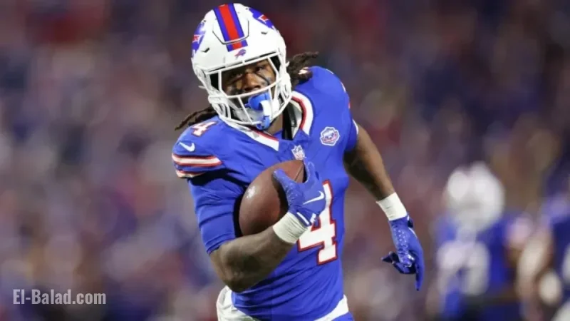James Cook Pursues Rushing Title in Today’s Bills Game