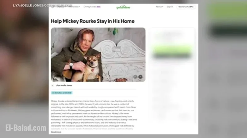 Mickey Rourke Seeks Fans’ Support to Cover Back Rent and Avoid Eviction