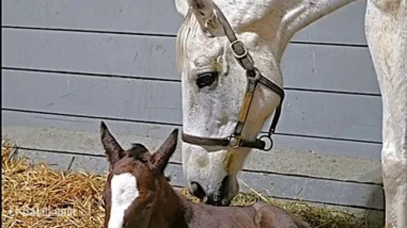 Muth’s First Foal Highlights Early Arrivals in Closer Detail