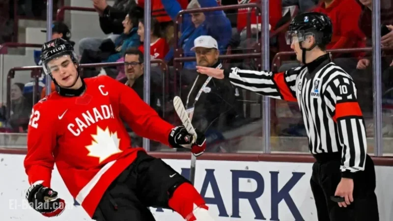 Porter Martone Faces World Junior Semifinals After Trolling Antics