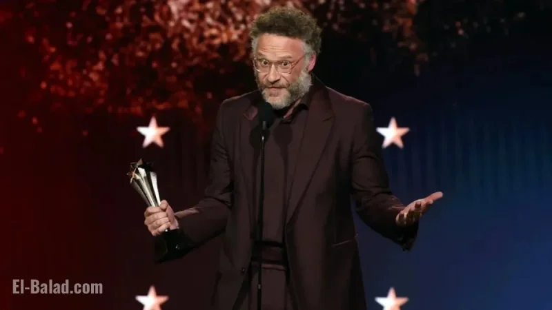 Seth Rogen Quips He’ll Skip Therapy After 2026 Critics Choice Win