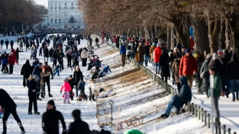 Severe Cold Snap Hits Southern Germany with Temperatures Dropping to -20°C