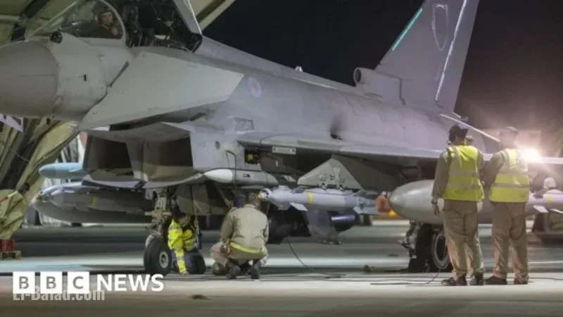 UK and French Airstrikes Target IS Bunker Near Palmyra, Syria