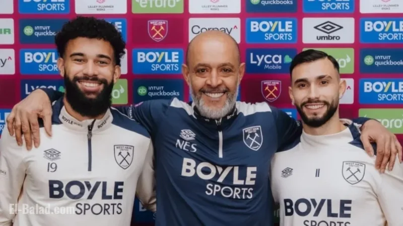West Ham Signs Taty Castellanos; Nuno Espirito Santo Stays as Manager