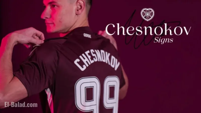Chesnokov Signs with Hearts