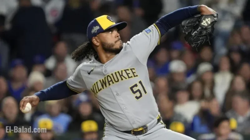 Dodgers, Braves Pursue Interest in Pitcher Freddy Peralta