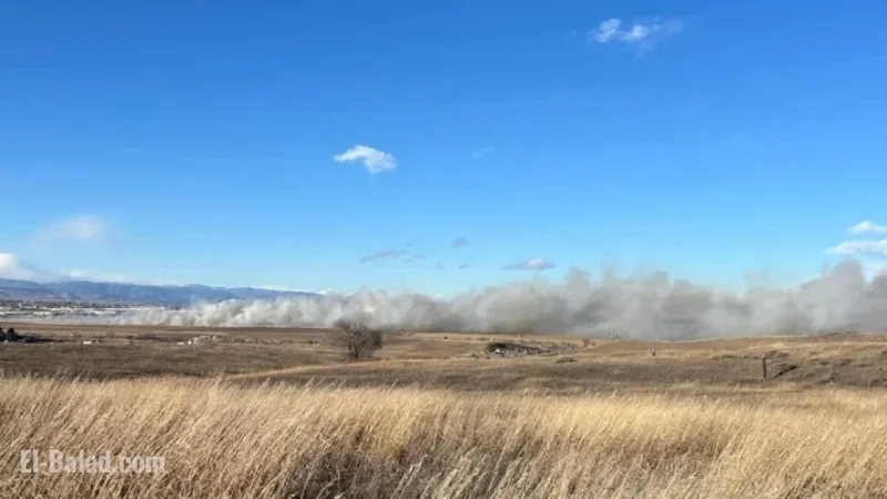 Fire Erupts, Sends Smoke Over Northwest Denver Near Broomfield-Boulder Line