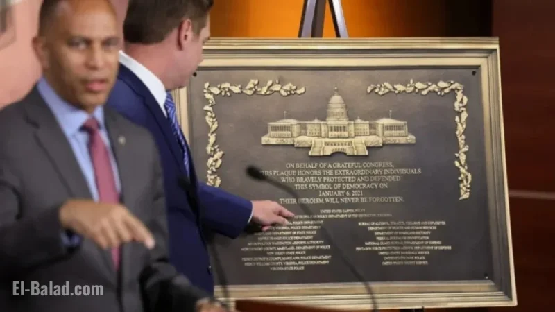 Jan. 6 Capitol Law Enforcement Plaque Missing After Dedication