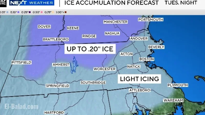 Storm Systems to Hit Massachusetts This Week with Snow, Ice, and Rain