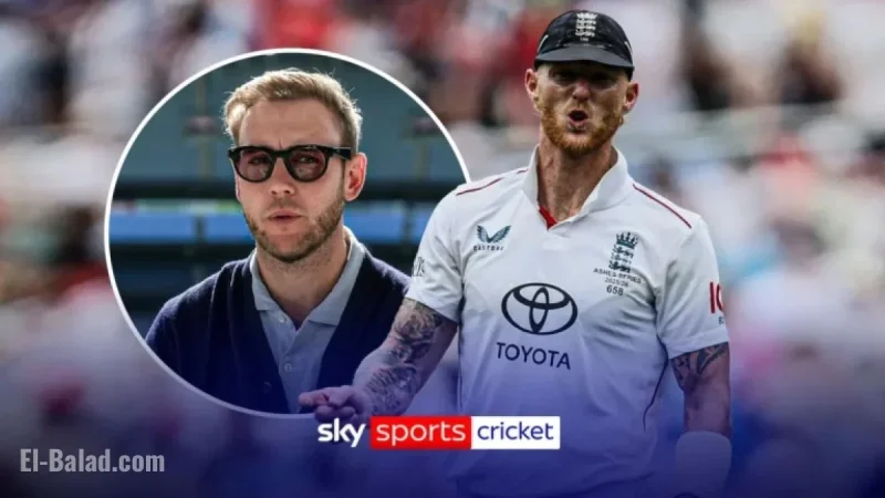Stuart Broad Supports Stokes, McCullum in England Ashes Roles