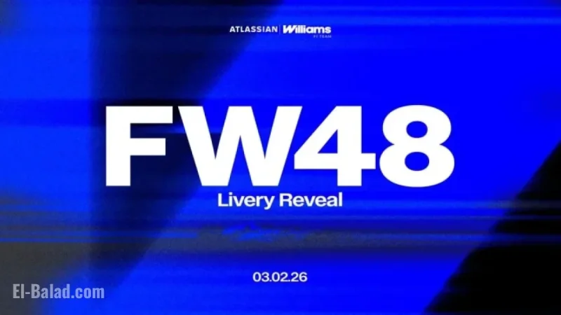 Williams F1 Team Unveils FW48 Livery on February 3
