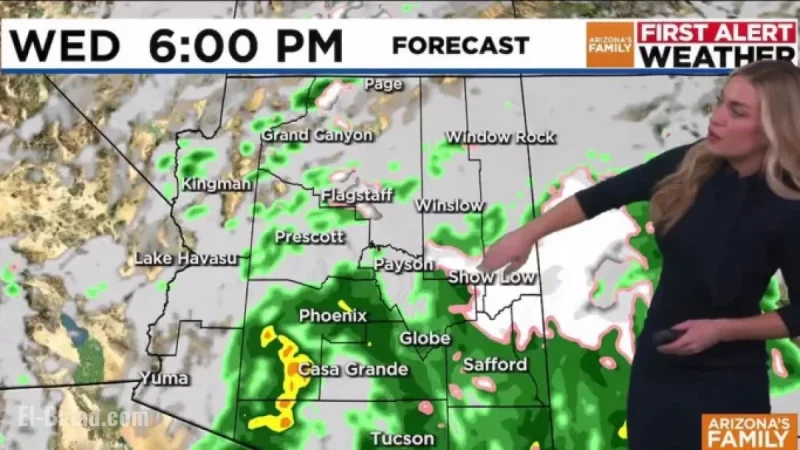 Arizona Braces for Rain, Snow, and Falling Temperatures