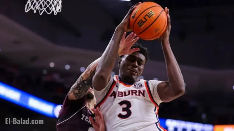 Auburn Falls 90-88 to Texas A&M After Disallowed Buzzer Beater