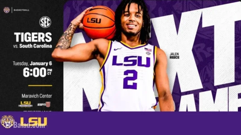 Basketball Tigers Host South Carolina in SEC Home Opener Tuesday Night