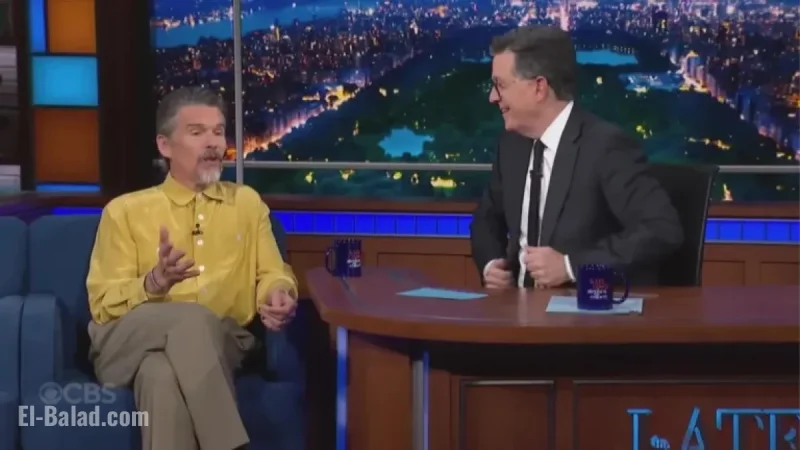 Ethan Hawke Reveals Tulsa Filming Experience on ‘The Late Show’