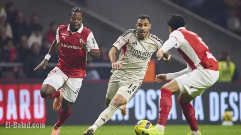 Follow Benfica vs SC Braga Live