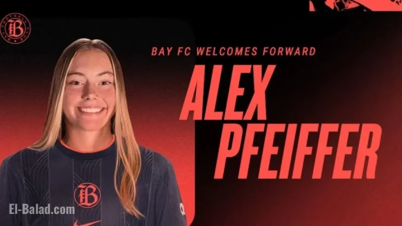 Bay FC Secures Forward Alex Pfeiffer with Three-Year Deal Through 2028