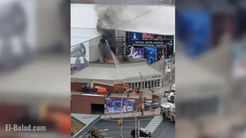 Blaze Erupts at Halifax’s Scotiabank Centre