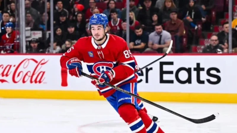 Hutson Scores Twice; Danault Secures a Point