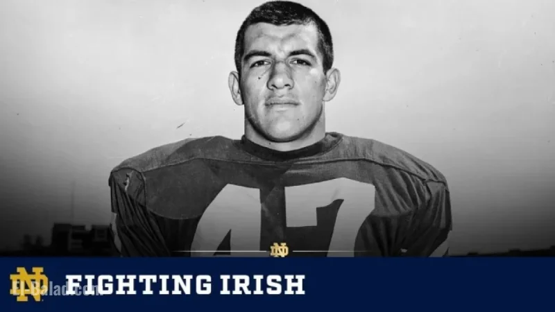 Irish Football Legend Nick Eddy Dies at 76 – Notre Dame Athletics